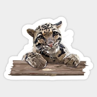 Hazy tiger Sticker